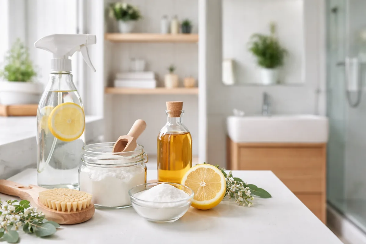 Comment nettoyer efficacement la salle de bain avec des produits naturels