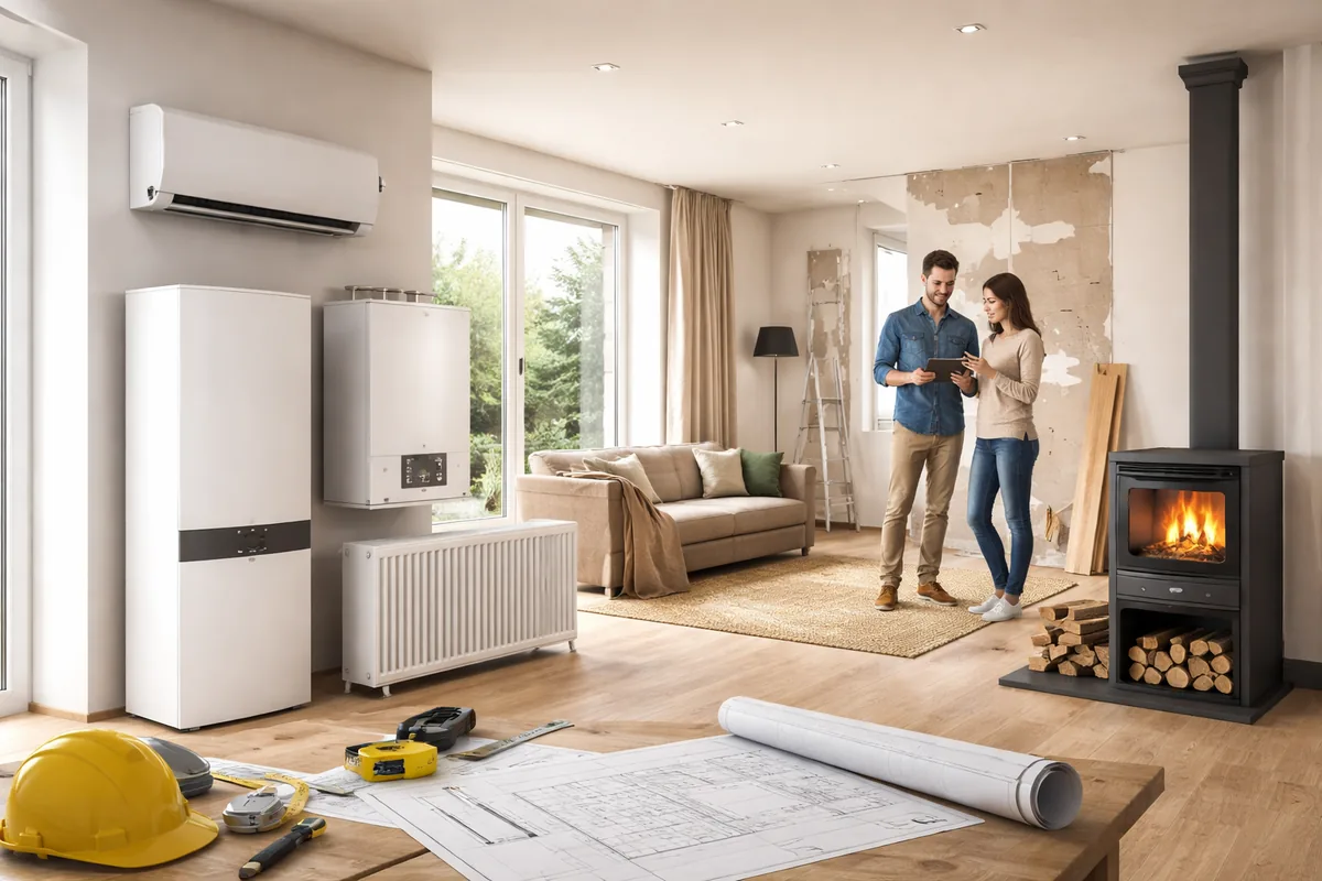 Comment choisir le bon type de chauffage pour une maison en rénovation